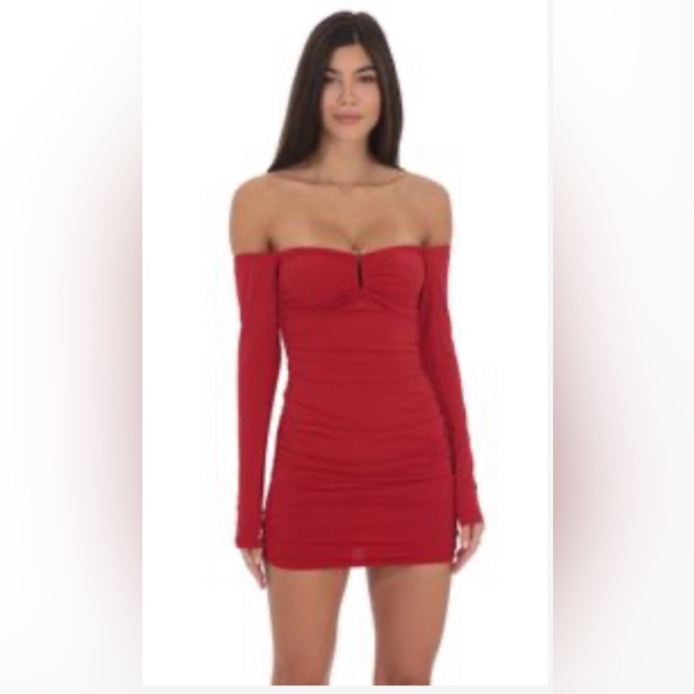 Lucy in the Sky Red Mini Dress